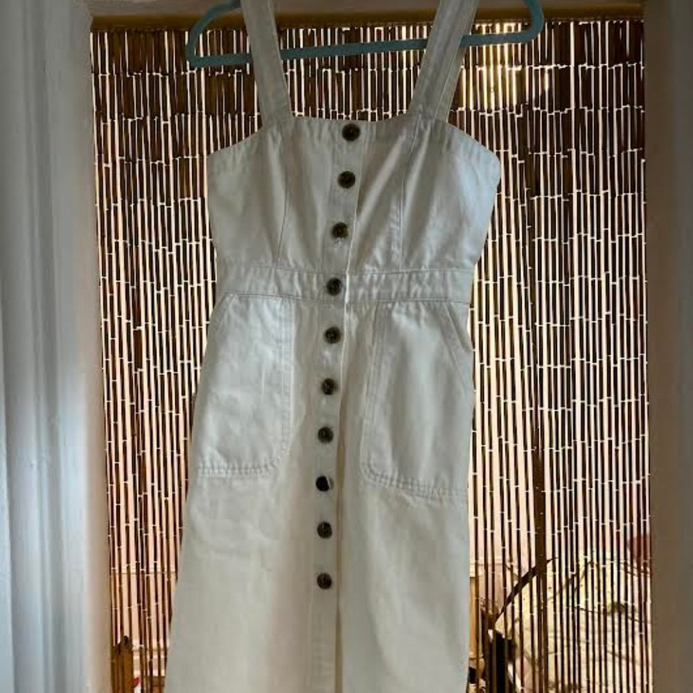 Rachel Antonoff Barbie White Denim Dress